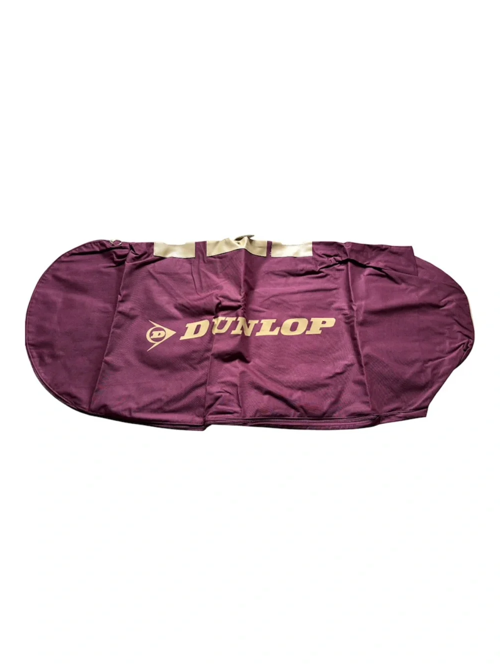 Dunlop Deluxe Golf Bag Travel Cover - Burgundy with Tan Accents